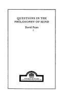 Cover of Questions in the philosophy of mind