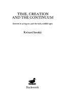 Cover of Time, creation and the continuum