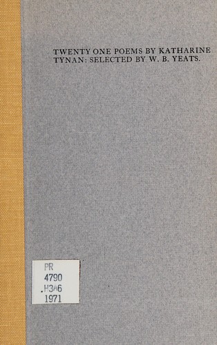 Cover of Twenty one poems