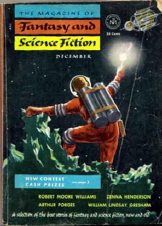 Cover of The Magazine of Fantasy and Science Fiction, December 1953