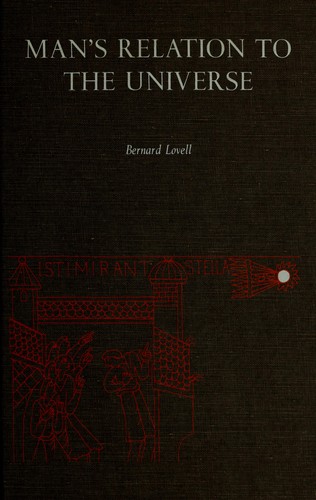 Cover of Man's relation to the universe