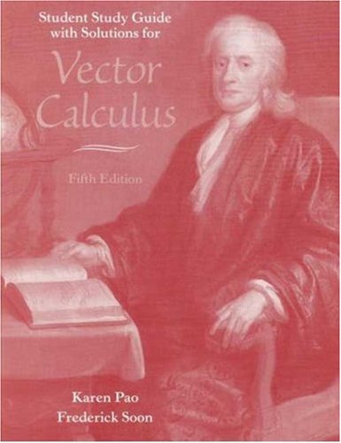 Cover of Vector Calculus Study Guide & Solutions Manual