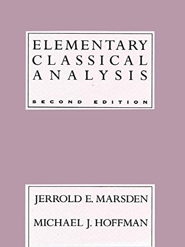 Cover of Elementary Classical Analysis, 2nd Edition