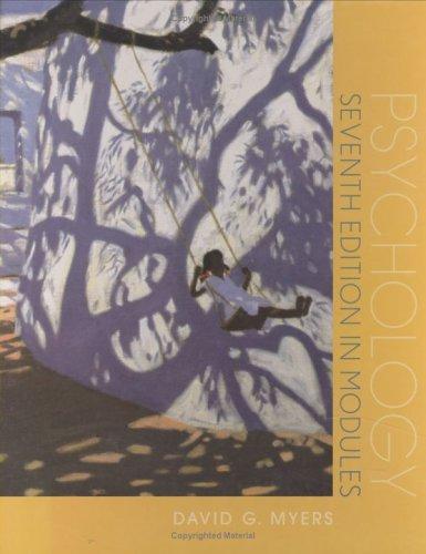 Cover of Psychology, Seventh Edition, in Modules