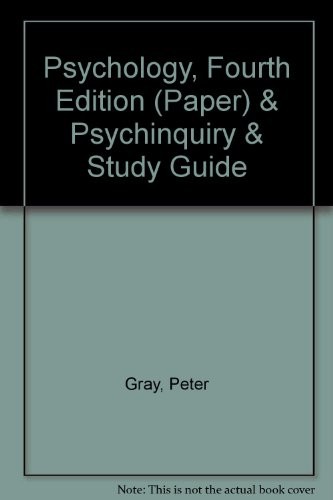 Cover of Psychology, Fourth Edition & PsychInquiry & Study Guide