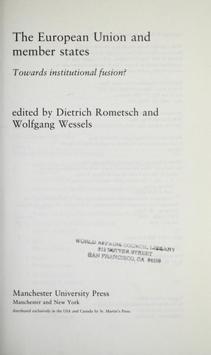 Cover of The European Union and member states