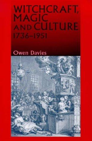 Cover of Witchcraft, magic, and culture, 1736-1951