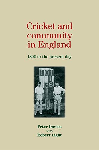 Cover of Cricket and community in England