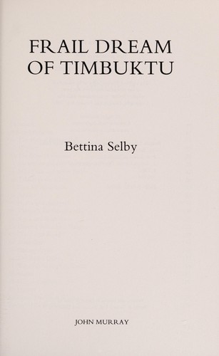 Cover of Frail dream of Timbuktu