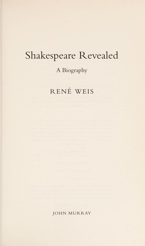 Cover of Shakespeare revealed