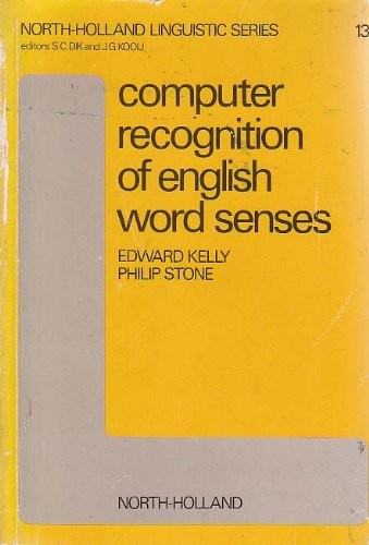 Cover of Computer recognition of English word senses (North-Holland linguistic series)