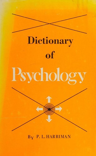 Cover of Dictionary of psychology