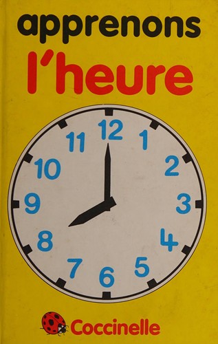 Cover of Apprenons l'heure