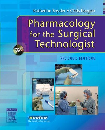 Cover of Pharmacology for the surgical technologist