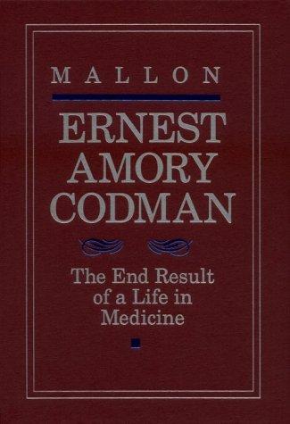 Cover of Ernest Amory Codman