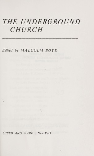 Cover of The underground church