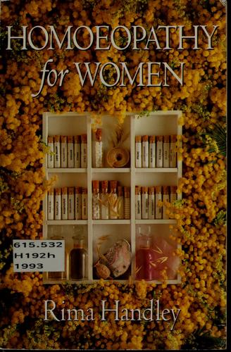 Cover of Homeopathy for Women