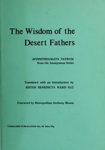 Cover of The wisdom of the Desert Fathers