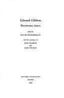 Cover of Edward Gibbon