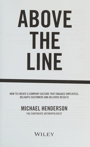 Cover of Above the Line