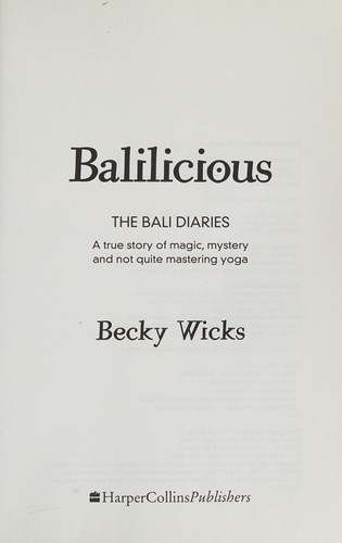 Cover of Balilicious