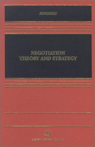 Cover of Negotiation theory and strategy
