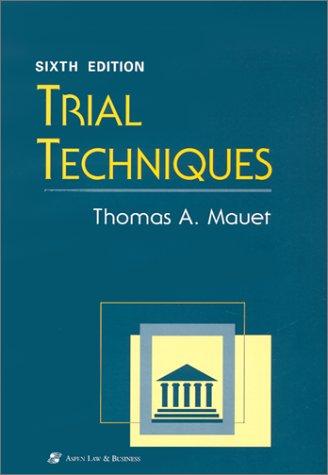 Cover of Trial techniques