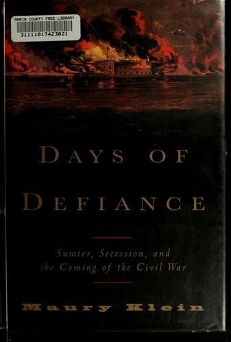 Cover of Days of defiance