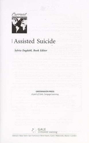 Cover of Assisted suicide