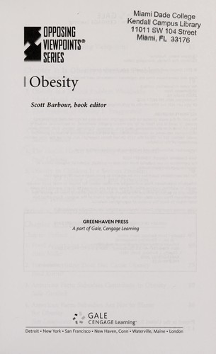 Cover of Obesity