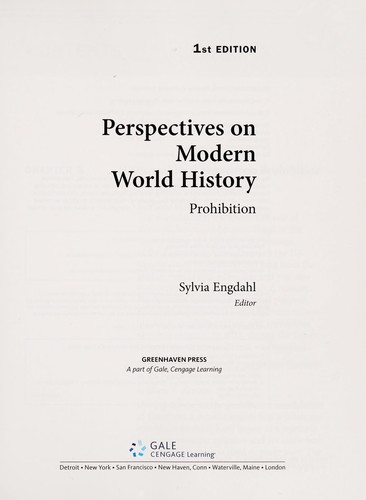 Cover of Prohibition