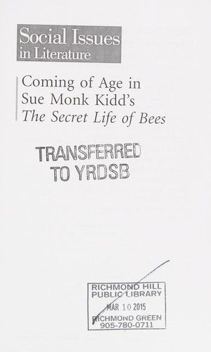 Cover of Coming of Age in Sue Monk Kidd's The Secret Life of Bees