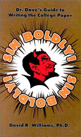 Cover of Sin boldly!