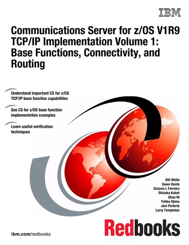 Cover of Communications server for z/OS V1R9 TCP/IP implementation