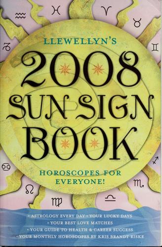 Cover of Llewellyn's 2008 sun sign book