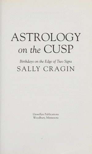 Cover of Astrology on the cusp