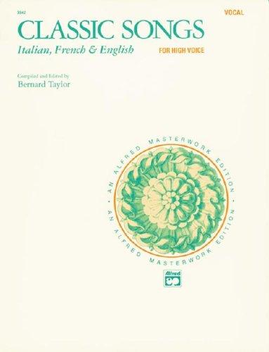 Cover of Classic Songs, Italian, French & English