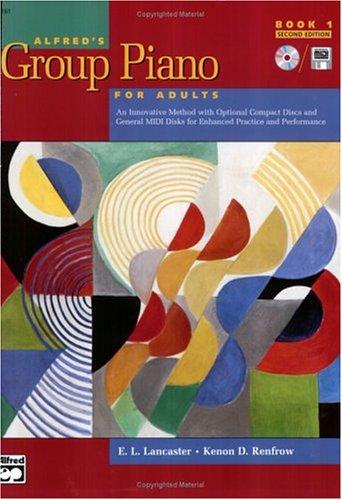 Cover of Alfred's Group Piano for Adults Student Book, Bk 1