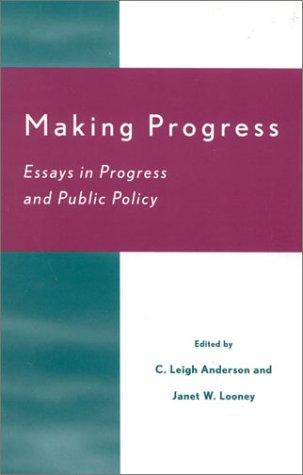 Cover of Making Progress