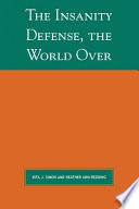 Cover of The Insanity Defense the World Over