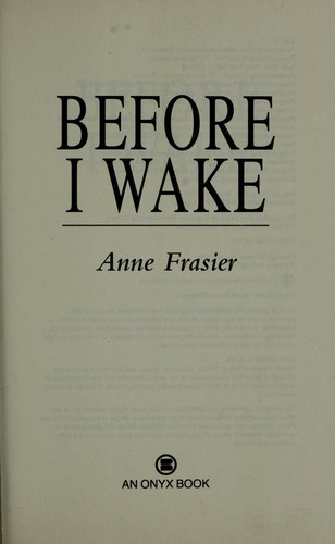 Cover of Before I wake