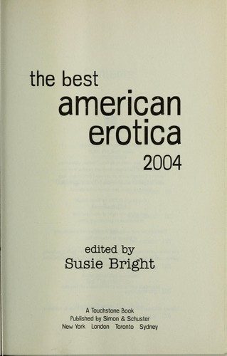 Cover of The Best American Erotica 2004 (Best American Erotica)