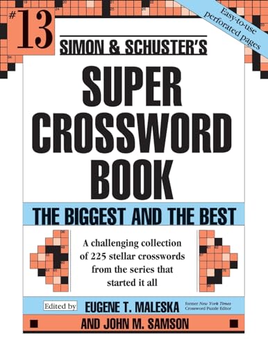 Cover of Simon & Schuster's Super Crossword Book Series 13