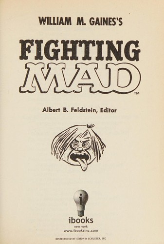 Cover of William M. Gaines's Fighting Mad