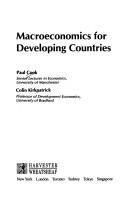 Cover of Macroeconomics for developing countries