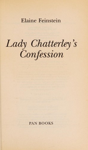 Cover of Lady Chatterley's confession