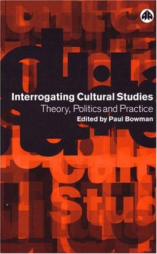 Cover of Interrogating Cultural Studies