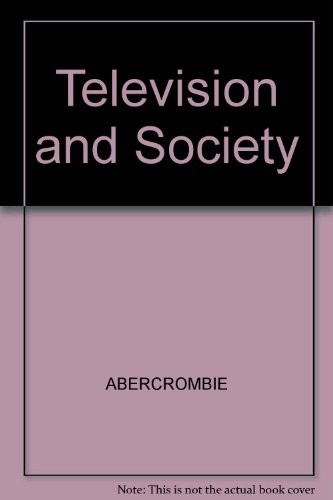 Cover of Television and society