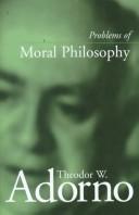 Cover of Problems of moral philosophy