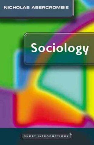 Cover of SOCIOLOGY